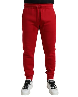 Joggers de algodón rojos Pan75045