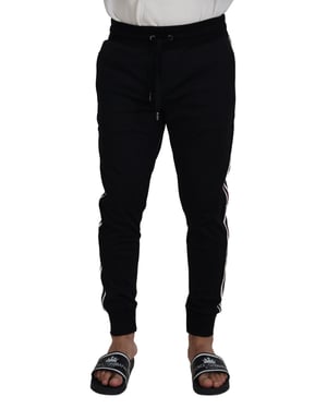 Pantalones de chándal casuales con diseño de franjas laterales