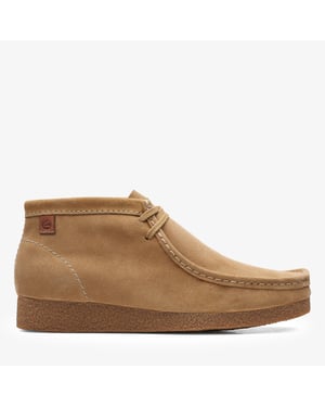 Botas Shacre de Suede en Arena Oscura