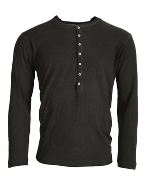 Camisa Henley de Manga Larga Tsh3535