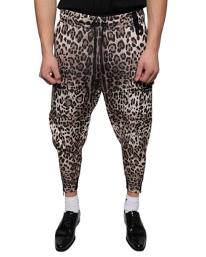Pantalones Cargo de Leopardo