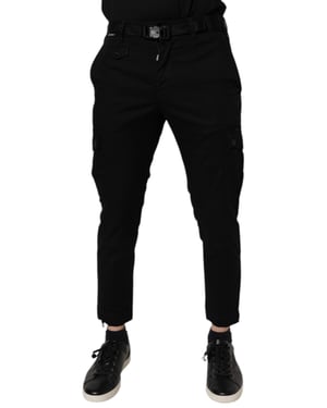 Pantalones cargo con detalle de cremallera