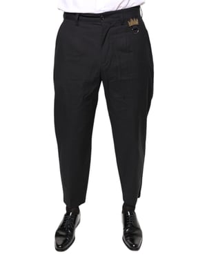 Pantalones Relaxedfit con Detalle de Corona