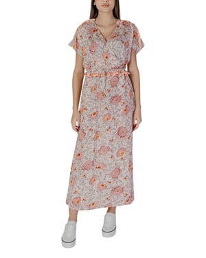 Vestido Maxi de Estampado Floral Vestido Casual de Verano