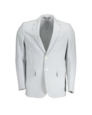 Blazer de Algodón a Rayas