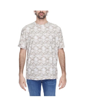 Camiseta Texturizada Beige Modelo An13368100127ro