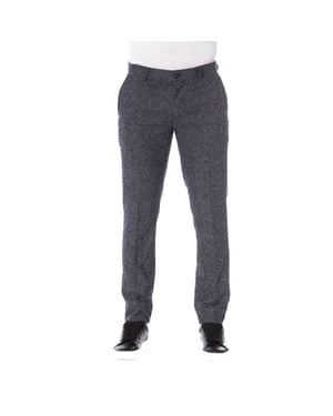 Pantalones de Tweed Corte Ajustado