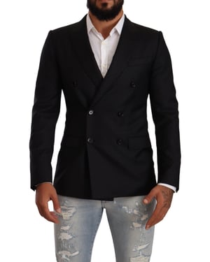 Blazer Doble Breasted de Micro Lunares