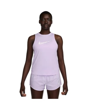 Chaleco De Running Nike W Nk One Swoosh Lila