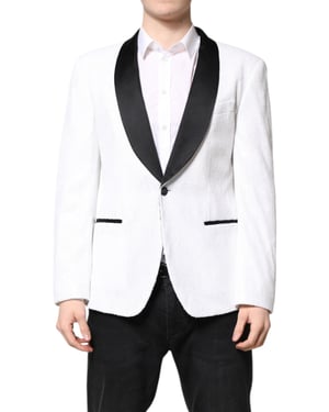 Blazer con solapa texturizada
