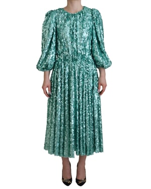 Vestido Midi de Lentejuelas para Ocasiones Especiales