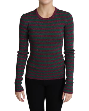 Jersey de Punto Rayado Metálico Tsh4773