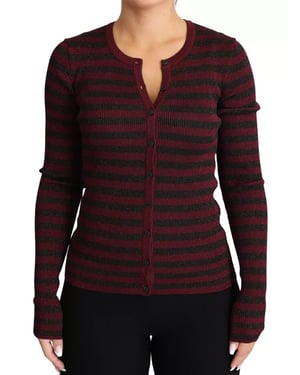 Cardigan de botón de manga larga