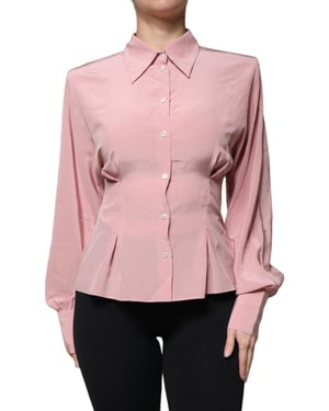 Blusa de Seda de Manga Larga