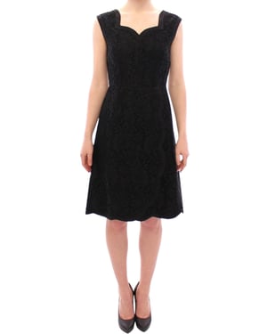 Vestido Aline de Encaje con Escote Corazón