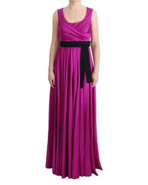 Vestido Maxi de Seda Dolce Gabbana