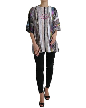 Camiseta Gráfica Oversize de Manga Corta