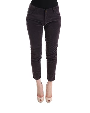 Pantalones Rectos de Terciopelo