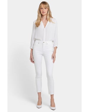 Jeans de Tobillo Alina Blanco Denim Premium | Blanco Óptico
