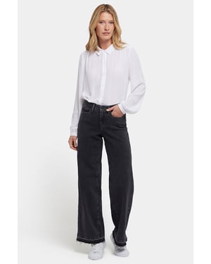 Jeans de Pierna Ancha Teresa | Piedra Pizarra