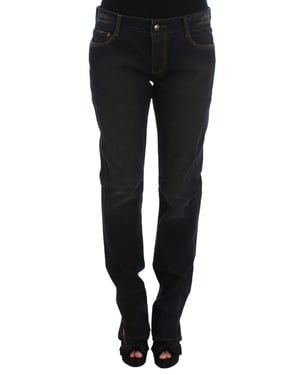 Pantalones de mezclilla de pierna recta