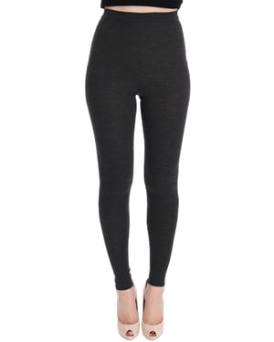 Leggings de punto acanalado