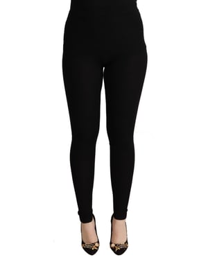Leggings de punto acanalado Dolce Gabbana
