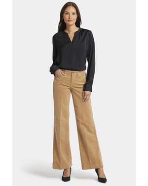 Pantalón de Pana de Pierna Ancha Teresa | Arena