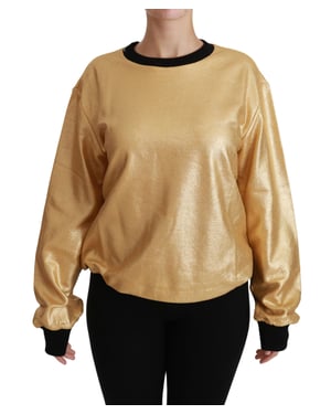 Sudadera Metálica Dolce Gabbana Dorada
