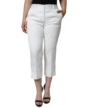 Pantalones Cortos de Brocado Floral