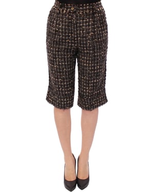 Shorts de Tweed Dolce Gabbana