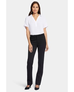 Pantalones Slim en Punto Ponte | Negro