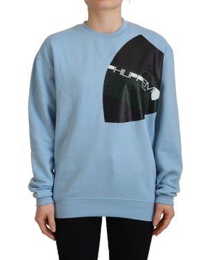 Sudadera de cuello redondo con estampado gráfico