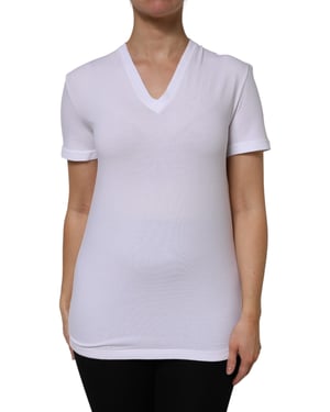 Camiseta de manga corta con escote en V