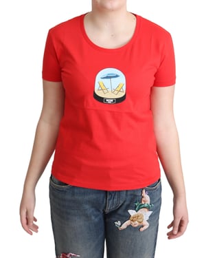 Camiseta gráfica de cuello redondo de manga corta