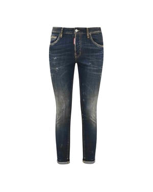 Vaqueros Skater Azul Marino Oscuro De Dsquared2