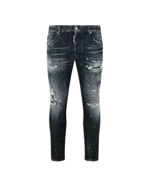 Vaqueros Skater Negros Lavados Rocky Mountains De Dsquared2