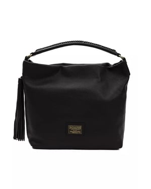 Bolso de hombro con detalle de borlas