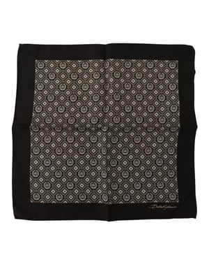 Pañuelo de bolsillo con corona geométrica