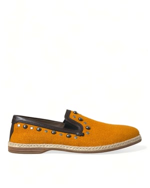 Espadrille Casual con Tachuelas y Sin Tacón