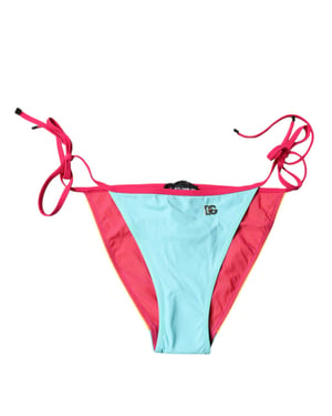 Bañador de bikini a rayas de colores