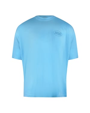 Camiseta Azul Con El Logotipo De Diesel Montone