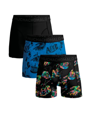 Muchachomalo Bóxers para Hombre - Pack de 3 - Ropa Interior para Hombres