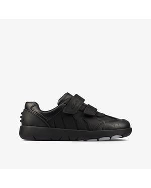Zapatos de cuero negro Rex Stride K
