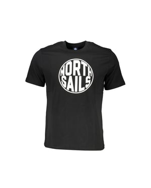 Camiseta de Manga Corta con Logo Circular