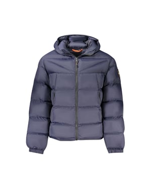 Chaqueta acolchada con capucha y cremallera