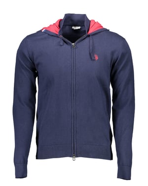 Sudadera con capucha de punto con cremallera clásica