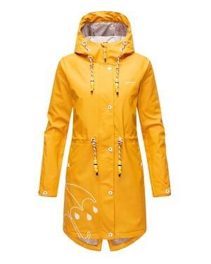 Marikoo chaqueta impermeable mujer – Dancing Umbrella con capucha