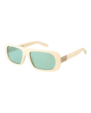 Gafas de sol de acetato beige GCDS