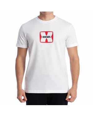 Camiseta de Hombre de Corte Slim de Manga Corta A03848_RPATI